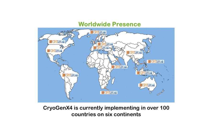 CryoGenX4 Worldwide graphic 2026